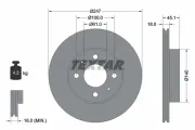 Bremsscheibe Vorderachse TEXTAR 92091000