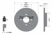 Bremsscheibe Vorderachse TEXTAR 92092803