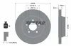 Bremsscheibe Hinterachse TEXTAR 92099503