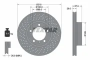 Bremsscheibe TEXTAR 92100005