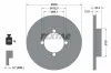 Bremsscheibe Vorderachse TEXTAR 92100303