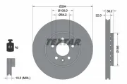 Bremsscheibe Vorderachse TEXTAR 92103400