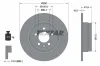 Bremsscheibe Hinterachse TEXTAR 92103500