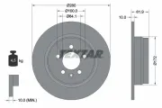 Bremsscheibe Hinterachse TEXTAR 92103500