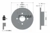 Bremsscheibe Vorderachse TEXTAR 92103700