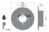 Bremsscheibe Hinterachse TEXTAR 92104000