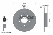 Bremsscheibe TEXTAR 92106203