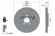 Bremsscheibe Vorderachse TEXTAR 92106603