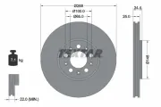 Bremsscheibe Vorderachse TEXTAR 92106605