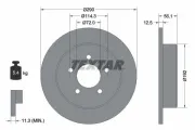 Bremsscheibe Hinterachse TEXTAR 92108400