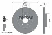 Bremsscheibe Vorderachse TEXTAR 92108505