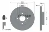 Bremsscheibe Vorderachse TEXTAR 92109300