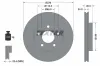 Bremsscheibe Vorderachse TEXTAR 92110700