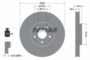 Bremsscheibe TEXTAR 92112300