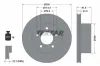 Bremsscheibe Vorderachse TEXTAR 92113500