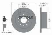 Bremsscheibe TEXTAR 92116103