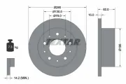 Bremsscheibe TEXTAR 92116203