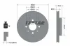Bremsscheibe Vorderachse TEXTAR 92118003