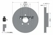 Bremsscheibe Vorderachse TEXTAR 92118903