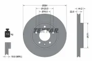 Bremsscheibe TEXTAR 92121403