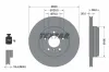 Bremsscheibe Hinterachse TEXTAR 92122703