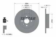 Bremsscheibe TEXTAR 92124703