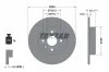 Bremsscheibe Hinterachse TEXTAR 92124703