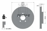 Bremsscheibe Vorderachse TEXTAR 92124803