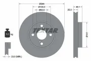 Bremsscheibe TEXTAR 92125903