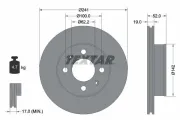 Bremsscheibe Vorderachse TEXTAR 92128503