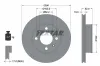 Bremsscheibe Vorderachse TEXTAR 92128503
