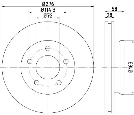 Bremsscheibe Vorderachse TEXTAR 92130000