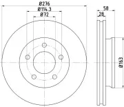 Bremsscheibe Vorderachse TEXTAR 92130000