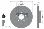 Bremsscheibe TEXTAR 92131000