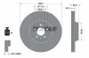 Bremsscheibe Vorderachse TEXTAR 92132405