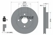 Bremsscheibe TEXTAR 92133600