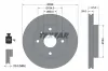 Bremsscheibe Vorderachse TEXTAR 92133600