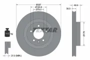 Bremsscheibe Vorderachse TEXTAR 92134603