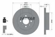 Bremsscheibe Vorderachse TEXTAR 92135303