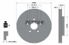 Bremsscheibe Vorderachse TEXTAR 92135800