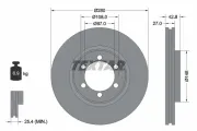 Bremsscheibe Vorderachse TEXTAR 92136503