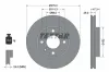 Bremsscheibe Vorderachse TEXTAR 92136700