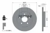 Bremsscheibe Vorderachse TEXTAR 92138200