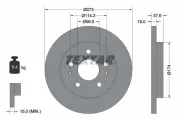 Bremsscheibe Vorderachse TEXTAR 92138200