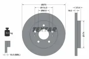 Bremsscheibe Vorderachse TEXTAR 92138200