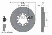 Bremsscheibe Vorderachse TEXTAR 92138300