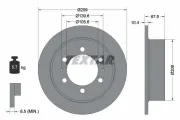 Bremsscheibe Hinterachse TEXTAR 92138500