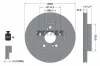 Bremsscheibe Vorderachse TEXTAR 92144403