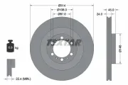 Bremsscheibe Vorderachse TEXTAR 92144803