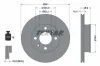 Bremsscheibe Vorderachse TEXTAR 92147103